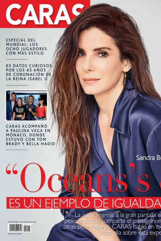 SANDRA BULLOCK in Caras Magazine, Colombia June 2018