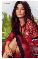 SANDRA BULLOCK in Instyle Magazine, Russie June 2018