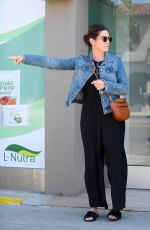 SANDRA BULLOCK Out for Lunch in Los Angeles 06/19/2018