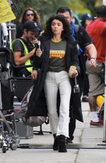 SARAH HYLAND at The Wedding Year Set in Hollywood 05/30/2018