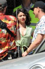 SARAH HYLAND on the Set of The Wedding Year in Hollywood 06/01/2018