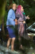 SARAH JEFFERY on the Set of Descendants 3 in Vancouver 06/27/2018
