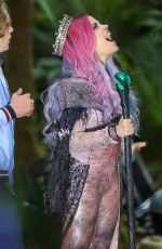 SARAH JEFFERY on the Set of Descendants 3 in Vancouver 06/27/2018