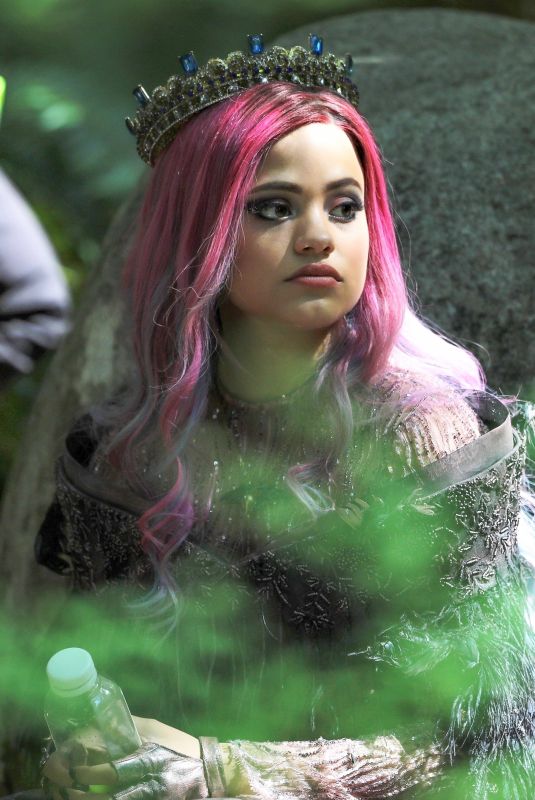 SARAH JEFFERY on the Set of Descendants 3 in Vancouver 06/27/2018