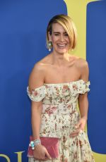 SARAH PAULSON at CFDA Fashion Awards in New York 06/05/2018
