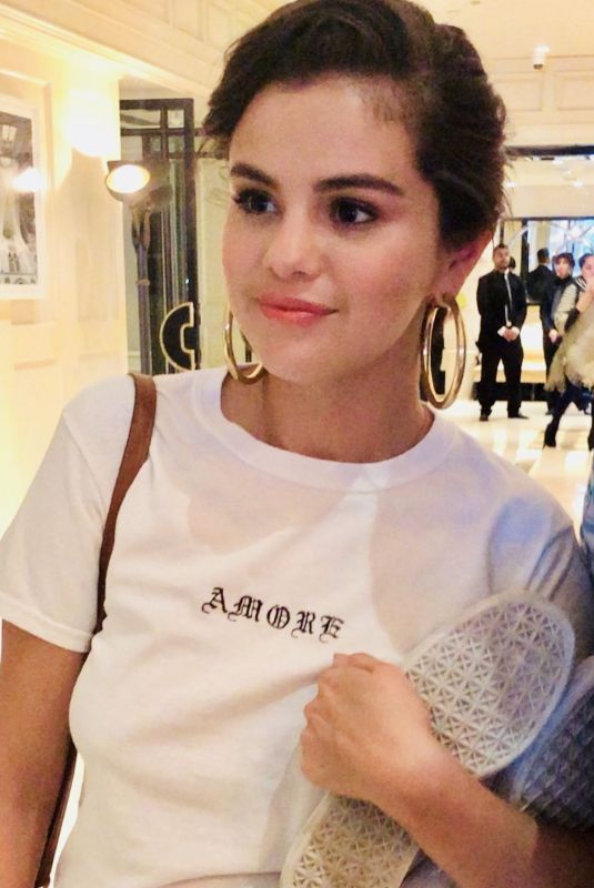 SELENA GOMEZ at London Hotel in West Hollywood 06/28/2018