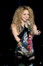 SHAKIRA Performs at Her El Dorado Tour in Milano 06/21/2018