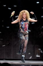 SHAKIRA Performs at Her El Dorado Tour in Milano 06/21/2018