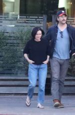 SHANNEN DOHERTY Leaves a Restaurant in Malibu 05/31/2018