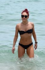 SHARNA BURGESS in Bikini at a Beach in Miami 06/01/2018