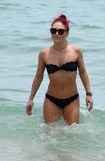 SHARNA BURGESS in Bikini at a Beach in Miami 06/01/2018