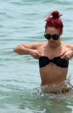 SHARNA BURGESS in Bikini at a Beach in Miami 06/01/2018