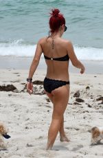 SHARNA BURGESS in Bikini at a Beach in Miami 06/01/2018