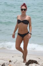 SHARNA BURGESS in Bikini at a Beach in Miami 06/01/2018
