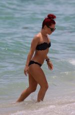 SHARNA BURGESS in Bikini at a Beach in Miami 06/01/2018