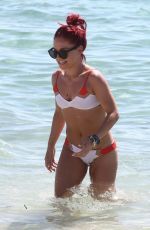 SHARNA BURGESS in Bikini on the Beach in Miami 06/02/2018