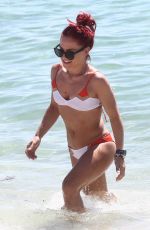 SHARNA BURGESS in Bikini on the Beach in Miami 06/02/2018