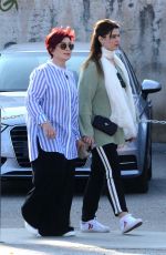 SHARON and AIMEE OSBOURNE Take a Taxi Boat in Venice 06/20/2018