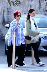 SHARON and AIMEE OSBOURNE Take a Taxi Boat in Venice 06/20/2018