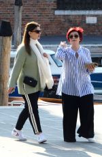 SHARON and AIMEE OSBOURNE Take a Taxi Boat in Venice 06/20/2018