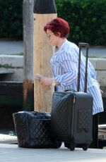 SHARON and AIMEE OSBOURNE Take a Taxi Boat in Venice 06/20/2018