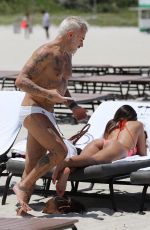 SHARON FONSECA in Bikini on the Beach in Miami 06/19/2018
