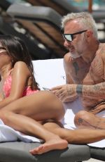 SHARON FONSECA in Bikini on the Beach in Miami 06/19/2018