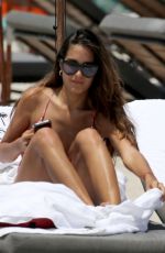 SHARON FONSECA in Bikini on the Beach in Miami 06/19/2018