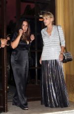 SHARON STONE and PRICE ARANA LeaveS Their Hotel in Paris 06/25/2018