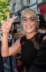 SHARON STONE Arrives at Paris Art and Movie Awards Ceremony 06/25/2018