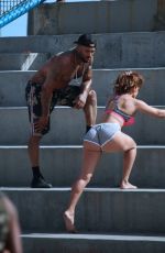 SHAWNA CRAIG Workout at Muscle Beach in Venice Beach 06/13/2018