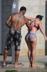 SHAWNA CRAIG Workout at Muscle Beach in Venice Beach 06/13/2018