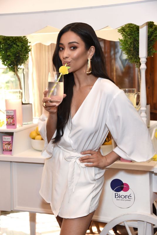 SHAY MITCHELL at Launch of New Biore Limited Edition Citrus Crush Pore Strips in New York 06/19/2018