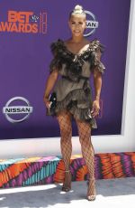 SIBLEY SCOLES at BET Awards in Los Angeles 06/24/2018