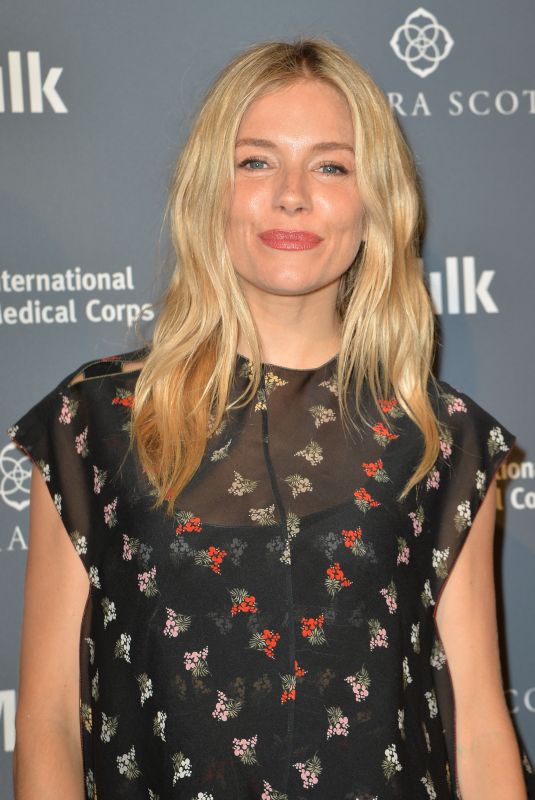 SIENNA MILLER at International Medical Corps Benefit in New York 06/12/2018