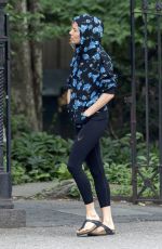 SIENNA MILLER Heading to Yoga Class in New York 06/07/2018