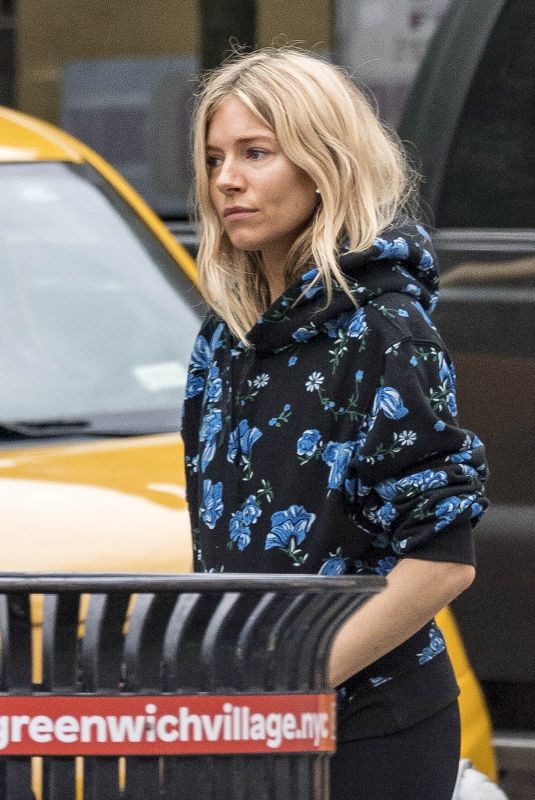 SIENNA MILLER Heading to Yoga Class in New York 06/07/2018