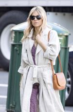 SIENNA MILLER Out in New York 06/05/2018