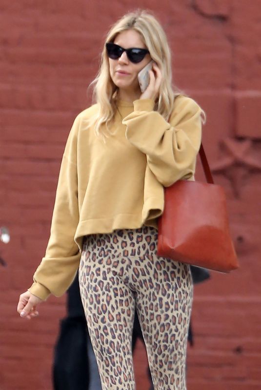SIENNA MILLER Out in New York 06/11/2018