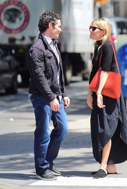 SIENNA MILLER Out to Lunch in New York 06/11/2018