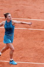 SIMONA HALEP at 2018 French Open Tennis Tournament 06/04/2018