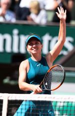 SIMONA HALEP at 2018 French Open Tennis Tournament 06/07/2018