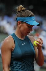 SIMONA HALEP at 2018 French Open Tennis Tournament 06/07/2018