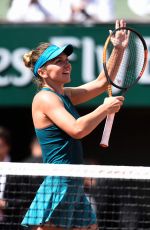 SIMONA HALEP at 2018 French Open Tennis Tournament 06/07/2018