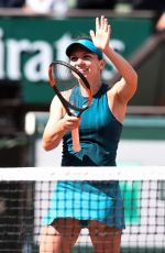 SIMONA HALEP at 2018 French Open Tennis Tournament 06/07/2018