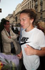 SIMONA HALEP Out and About in Paris 06/09/2018