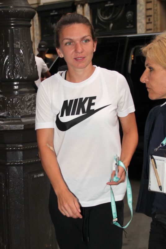 SIMONA HALEP Out and About in Paris 06/09/2018