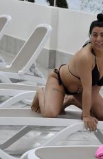 SIMONE REED in Bikini at a Pool in Alicante 06/13/2018