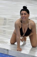 SIMONE REED in Bikini at a Pool in Alicante 06/13/2018