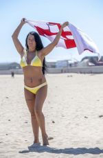 SIMONE REED in Bikini on the Beach in England 06/27/2018